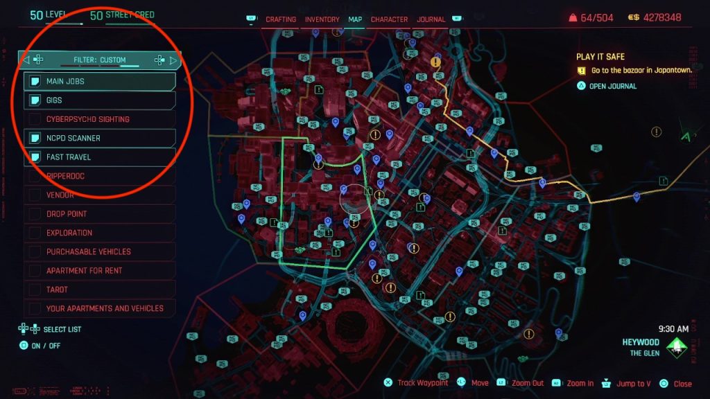 cyberpunk 2077 how to filter out for side gigs how to level up in cyberpunk 20177 1 1