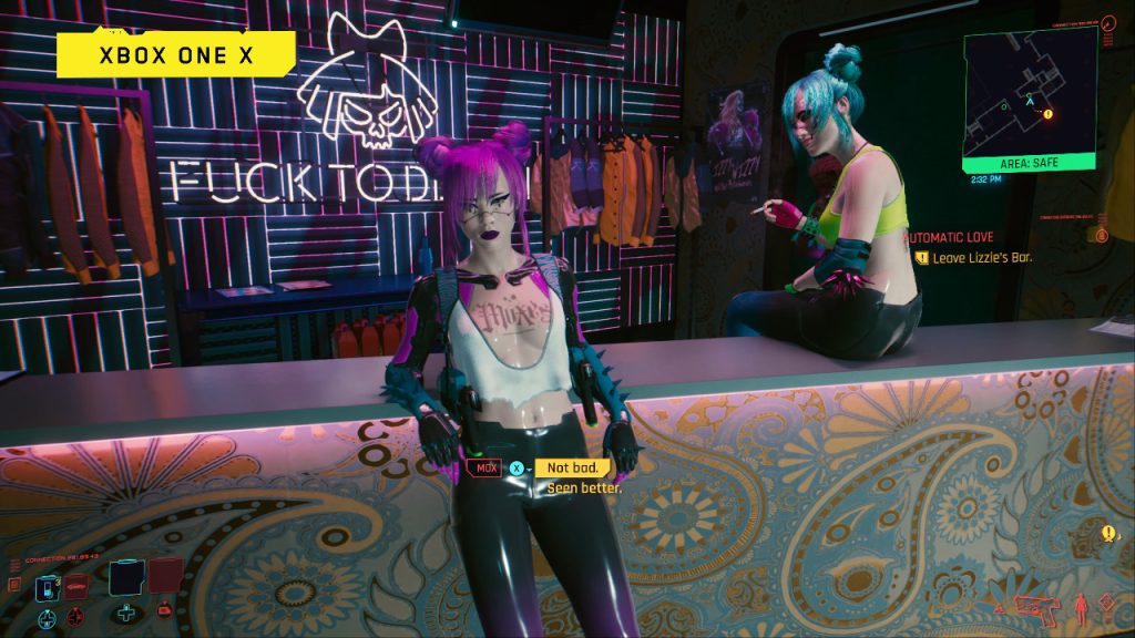 Cyberpunk 2077 Mox Member Asks About Judy