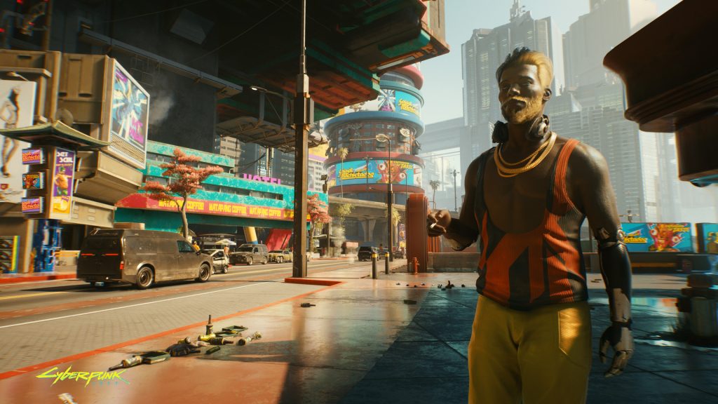 Cyberpunk 2077 Night City Crowd Density Crowd Reactions