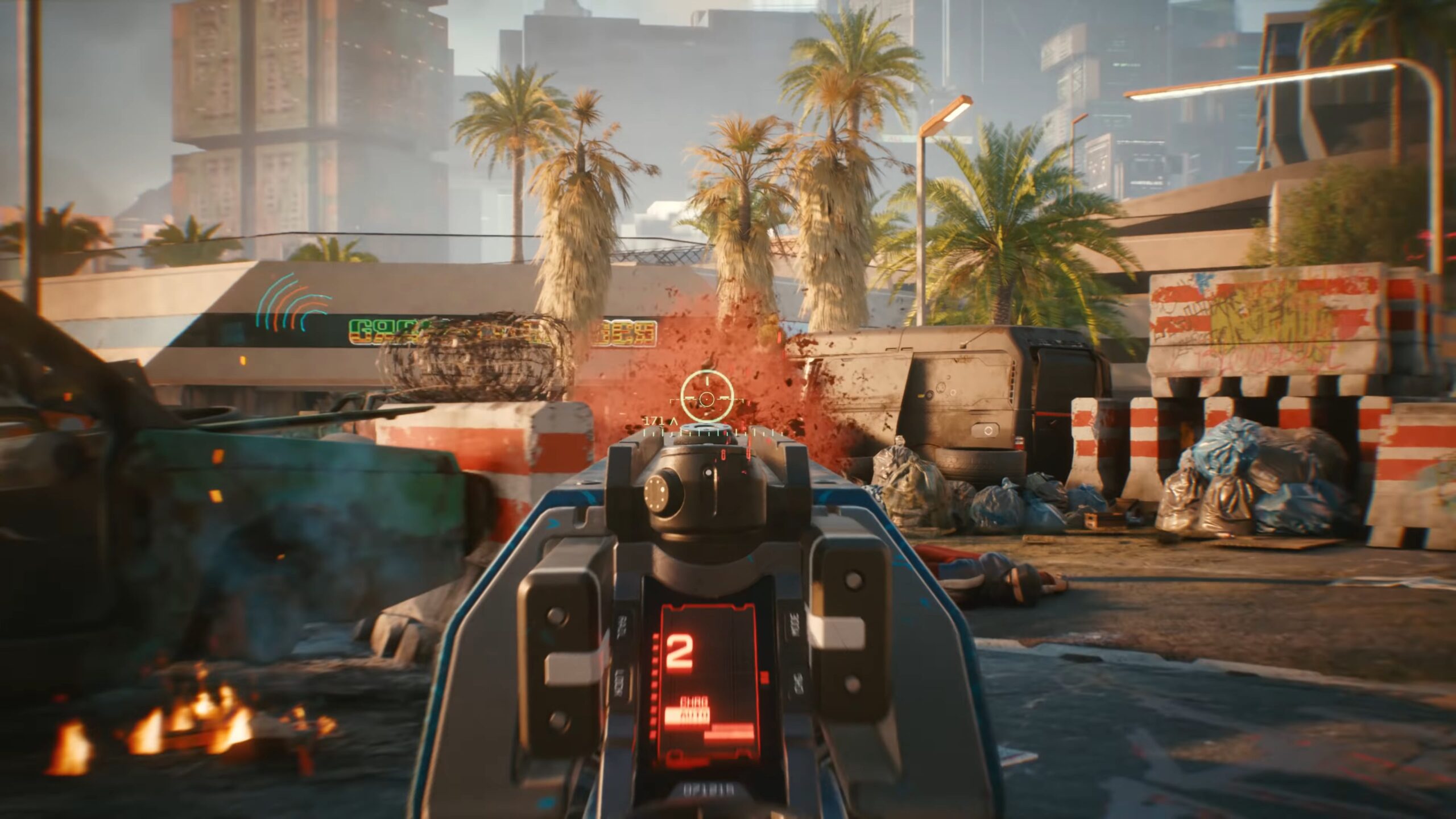 Cyberpunk 2077 Ranged Guns Satisfying Impact