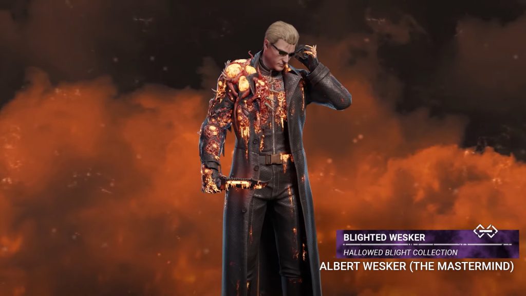 dead by daylight haunted by daylight blighted wesker