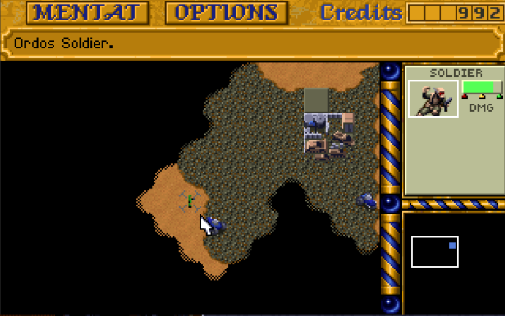 dune ii gameplay dos games