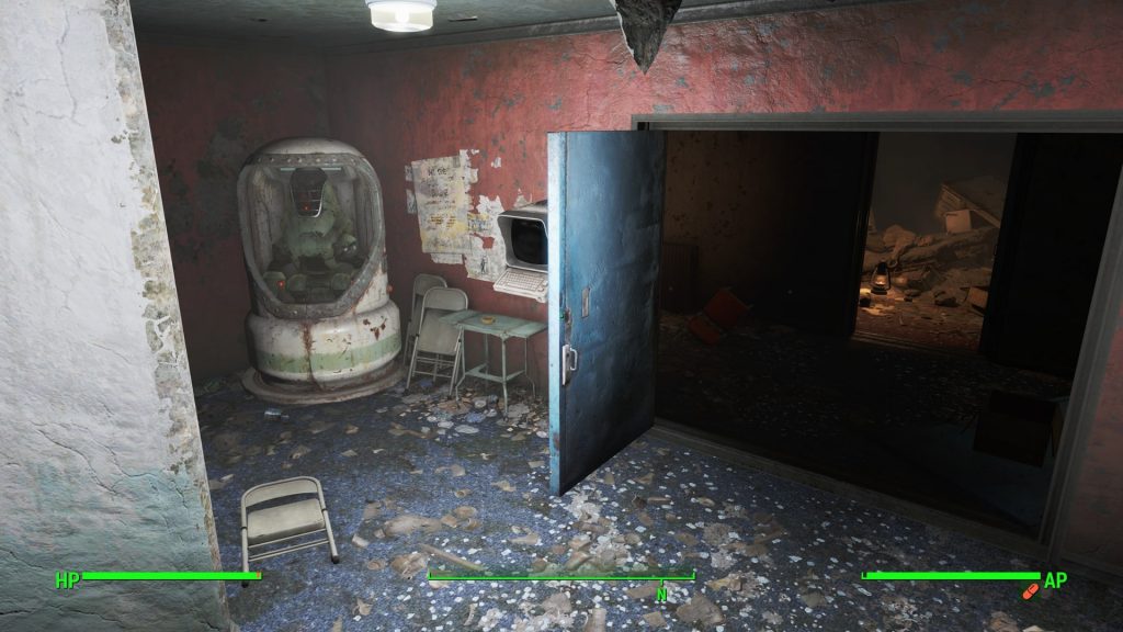 Fallout 4 Reunions Fort Hagen Stairs