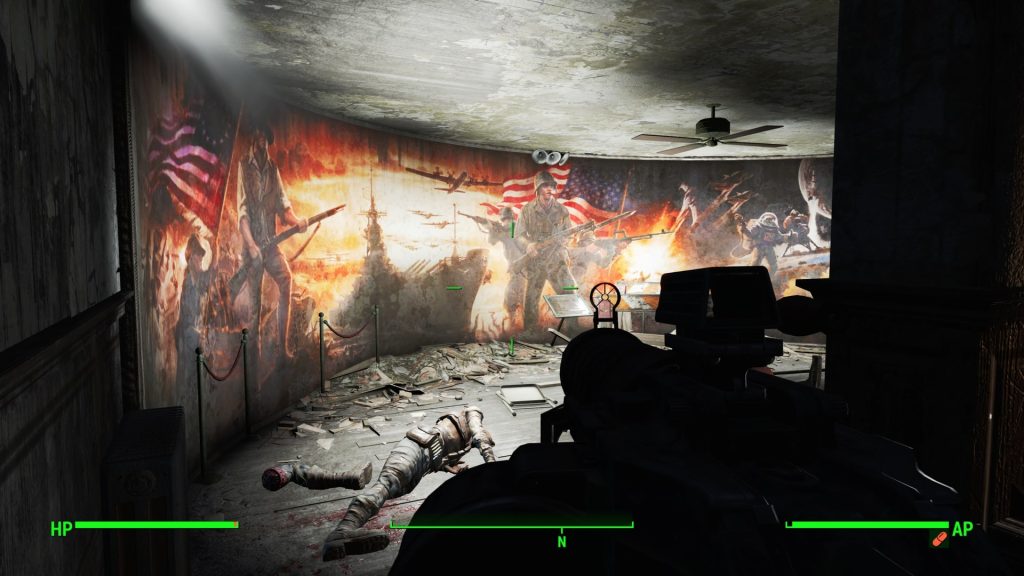 Fallout 4 When Freedom Calls The Museum Mural