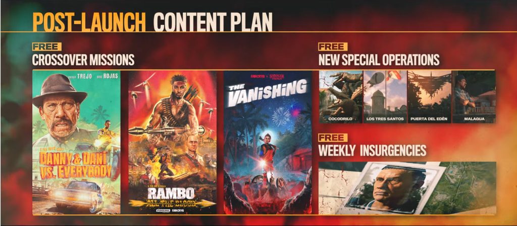 far cry 6 post launch content plan image