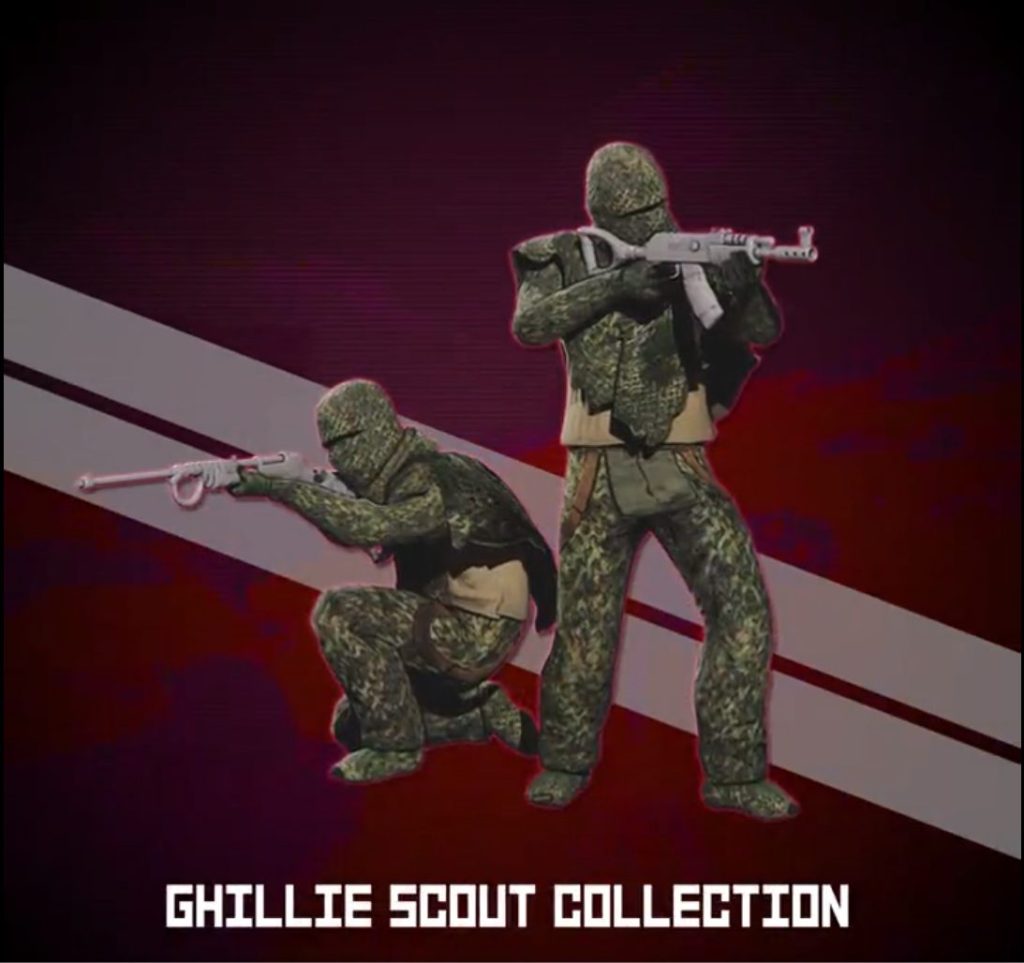 ghillie suit skin set console