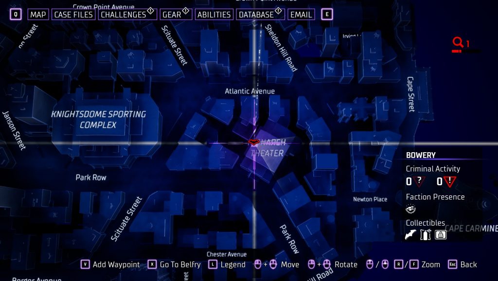 gotham knights batarang bowery 1 map