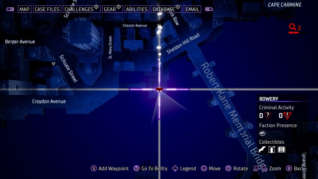 gotham knights batarang bowery 4 map