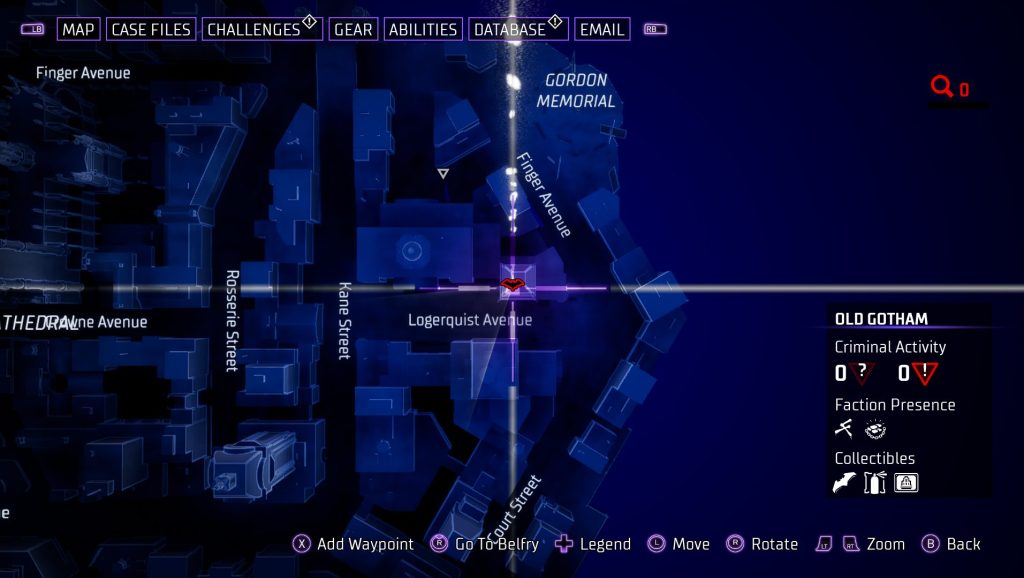 gotham knights batarang old gotham 4 map