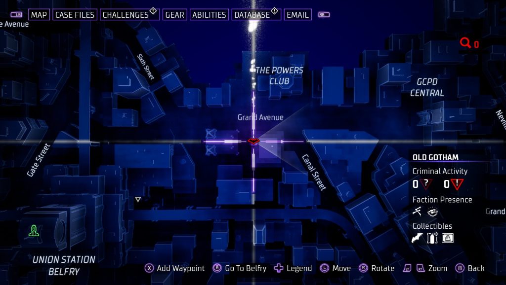 gotham knights batarang old gotham 5 map