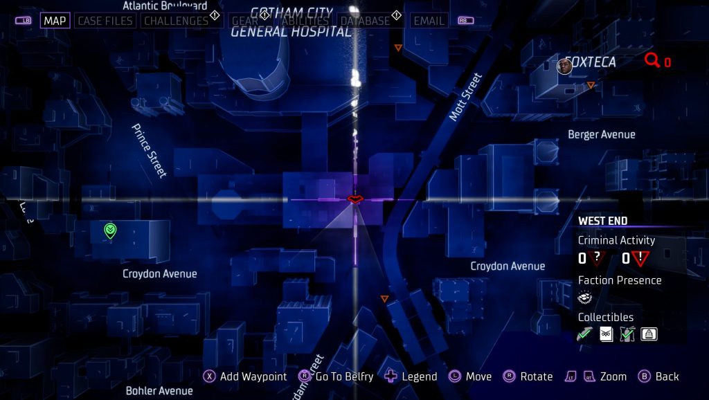 gotham knights historia strigidae west end 3 map