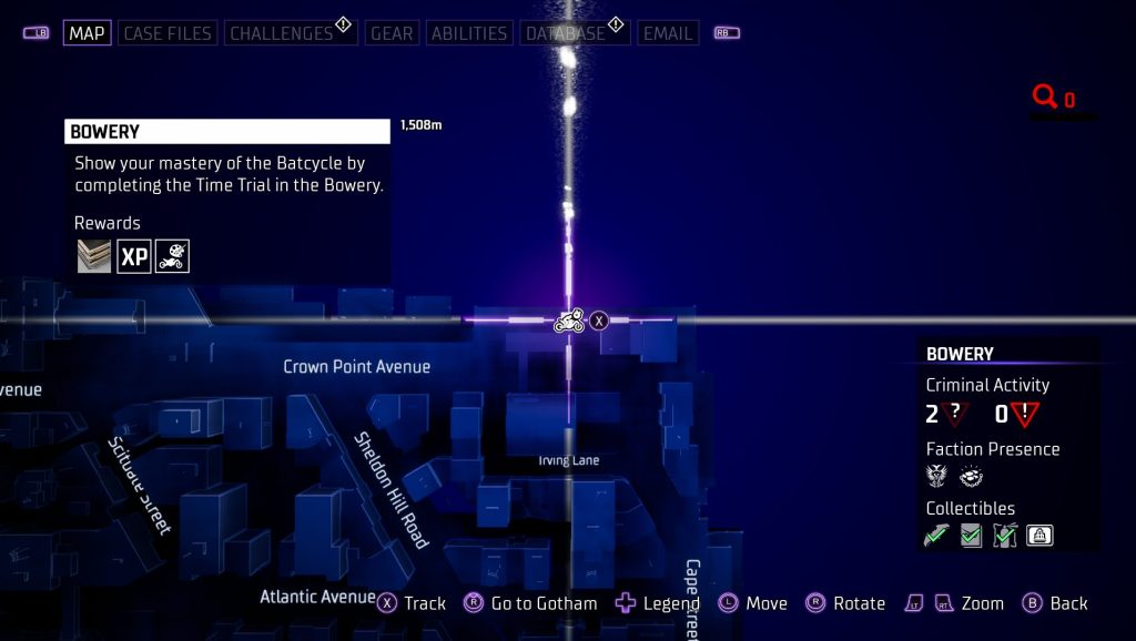 gotham knights time trial batcycle 7 map