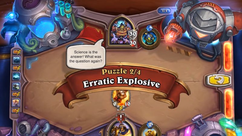 Hearthstone Puzzle Labs Screenshot 2