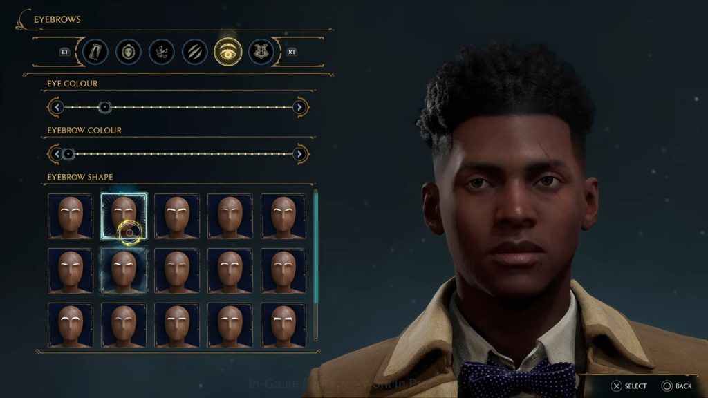 hogwarts legacy gameplay showcase character creator eyes