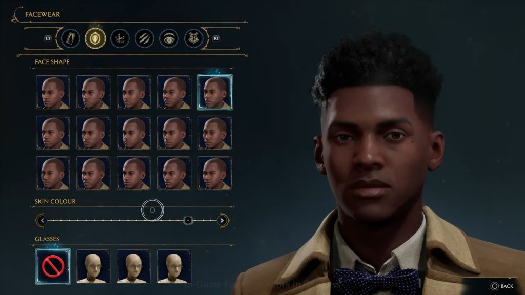 hogwarts legacy gameplay showcase character creator faces