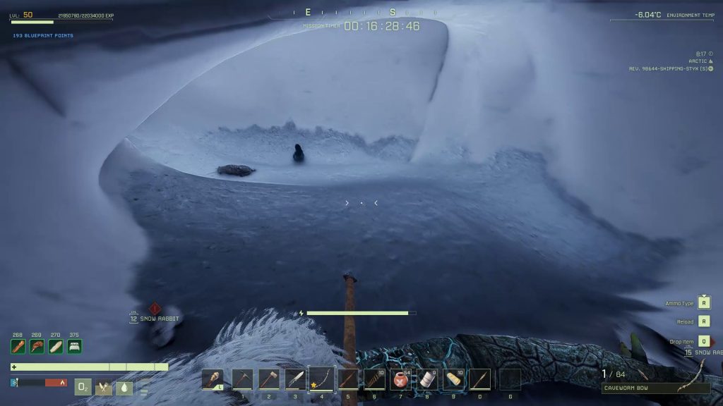 icarus nightfall survey mission walkthrough arctic sinkhole crystal location