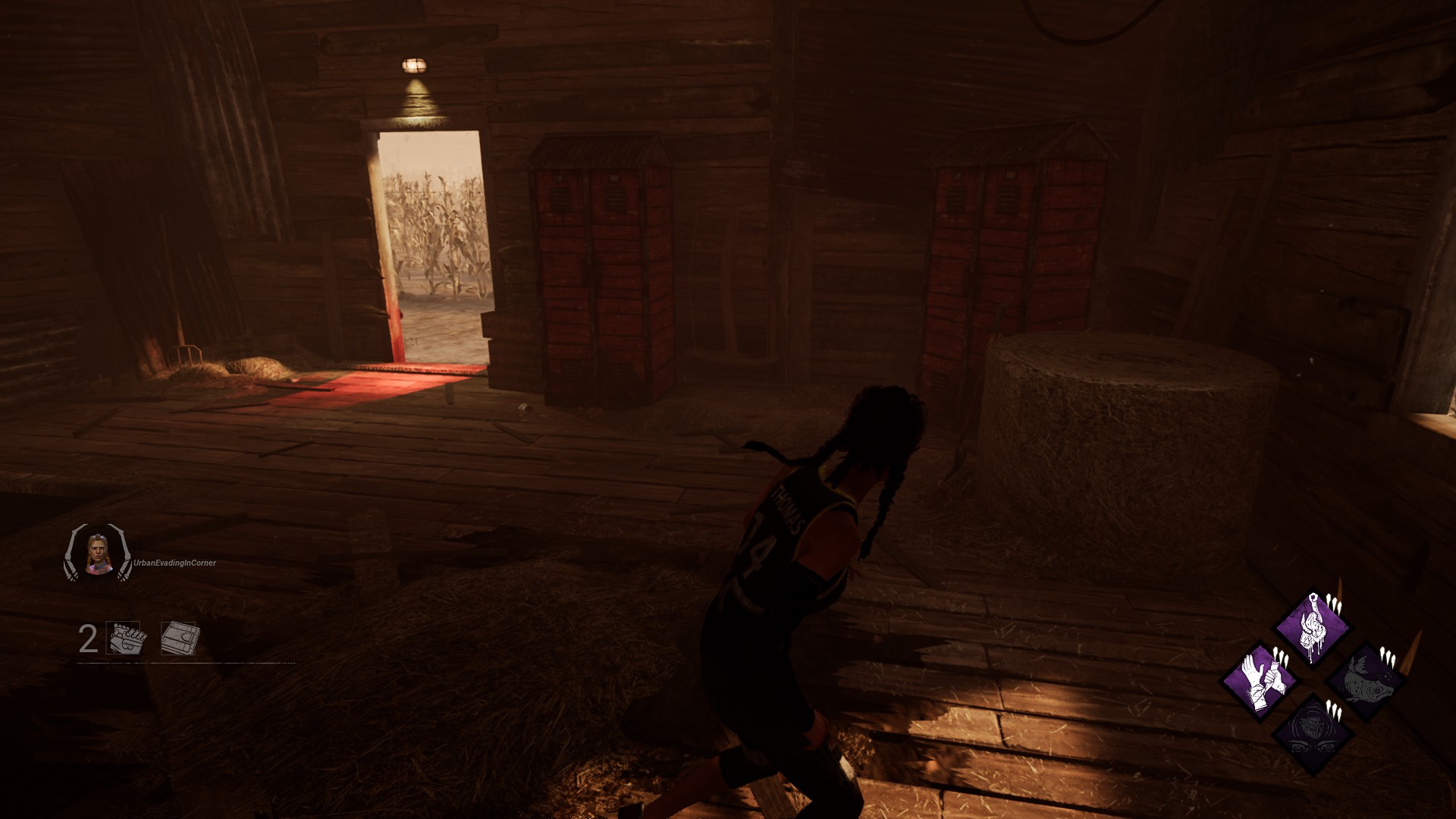 killers red stain in doorway dbd guide finding survivors