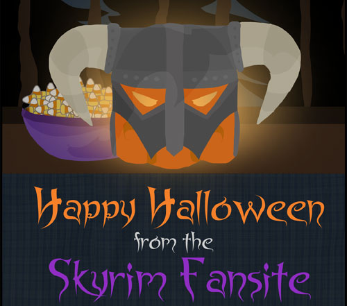 skyrim fansite happy halloween