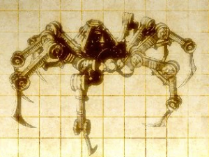 arcanum schematics mechanized arachnid