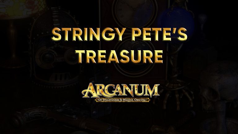 arcanum walkthrough stringy pete's treasure