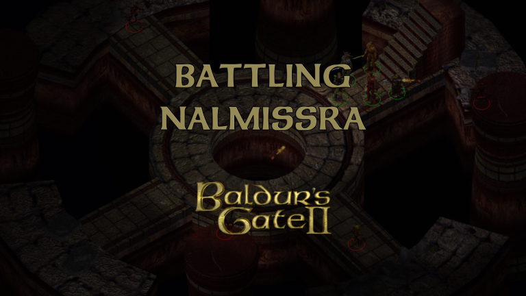 baldurs gate 2 battling nalmissra featured image