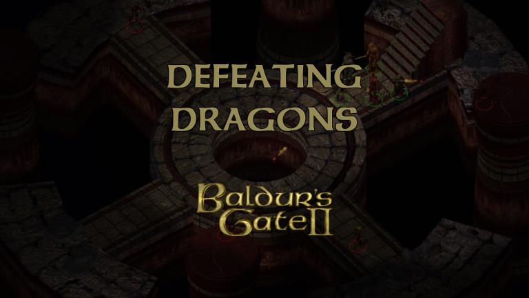 baldurs gate 2 defeating dragons featured image