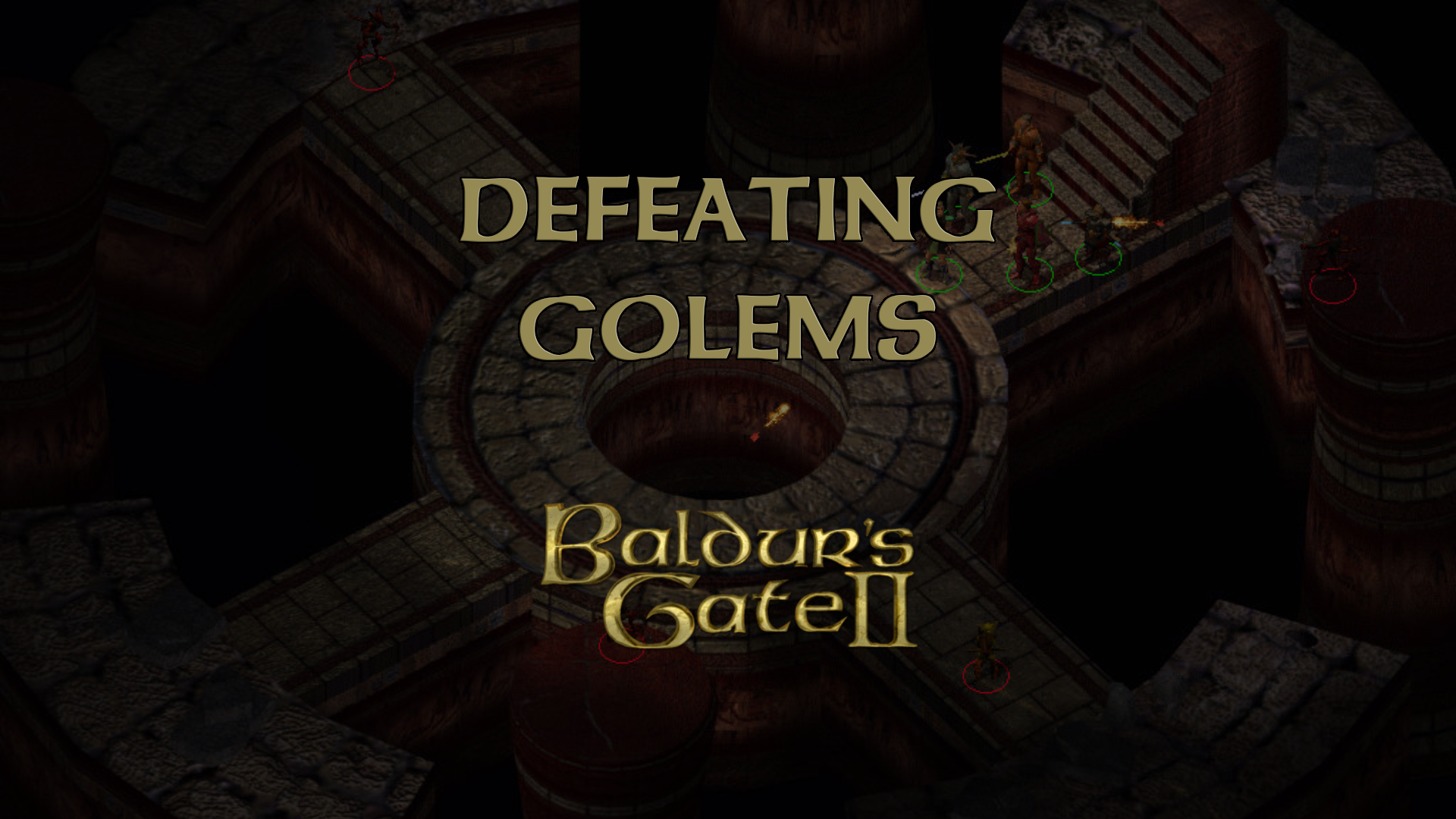 baldurs gate 2 defeating golems featured image