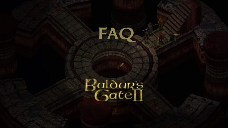 baldur's gate 2 faq