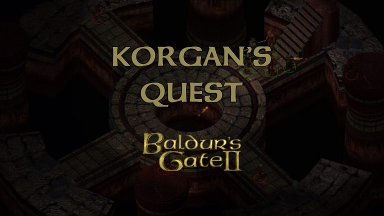 baldur's gate 2 korgan's quest