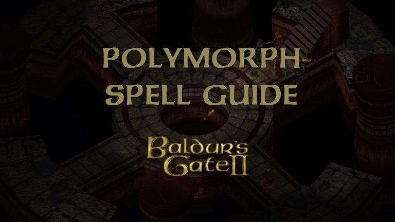 baldur's gate 2 polymorph spell guide