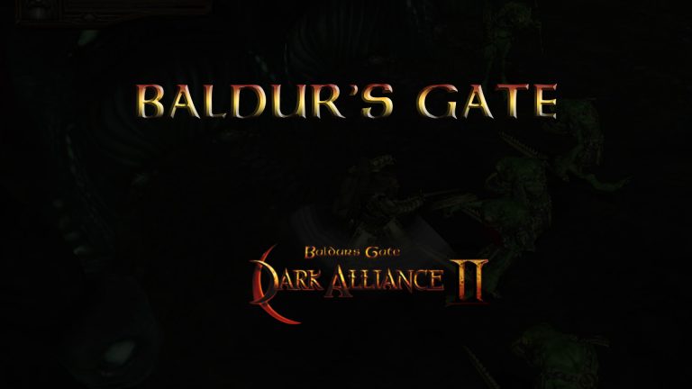 baldurs gate dark alliance 2 baldur's gate