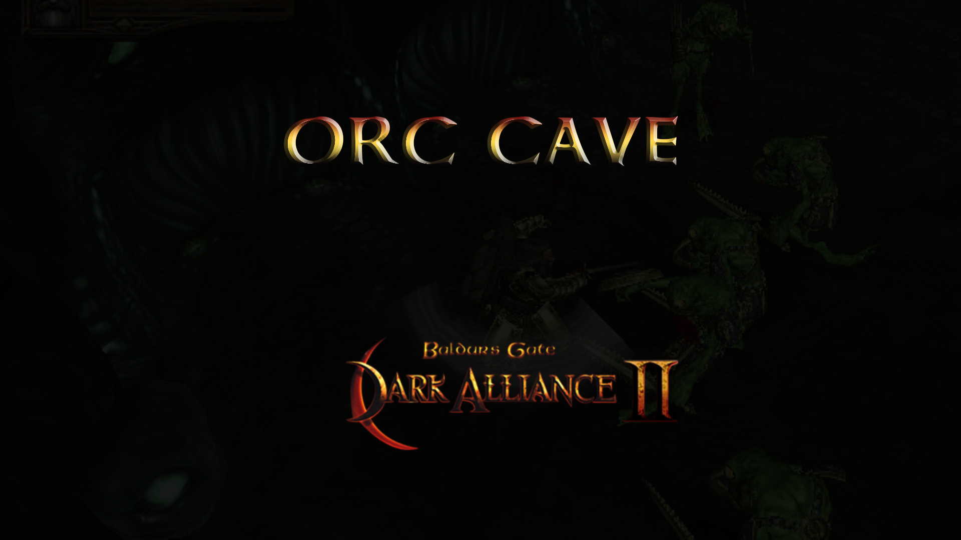 baldurs gate dark alliance 2 orc cave