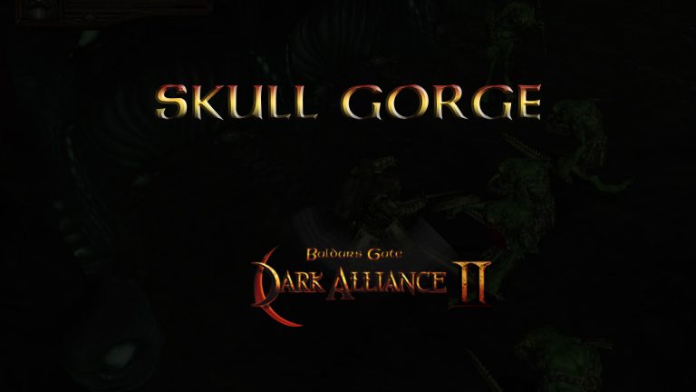 baldurs gate dark alliance 2 skull gorge