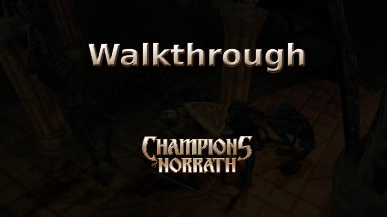 champions of norrath walkthrough