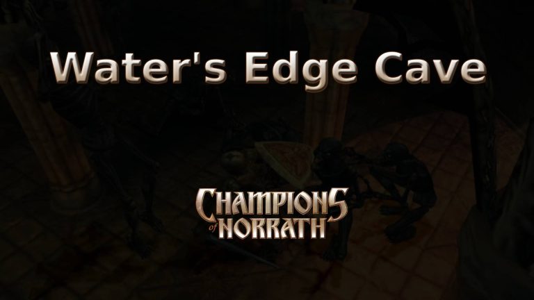 champions of norrath water's edge cave