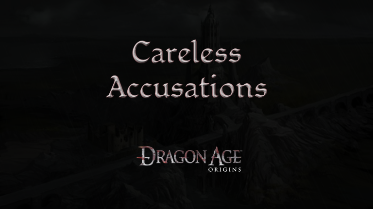 dragon age origins careless accusations featured image