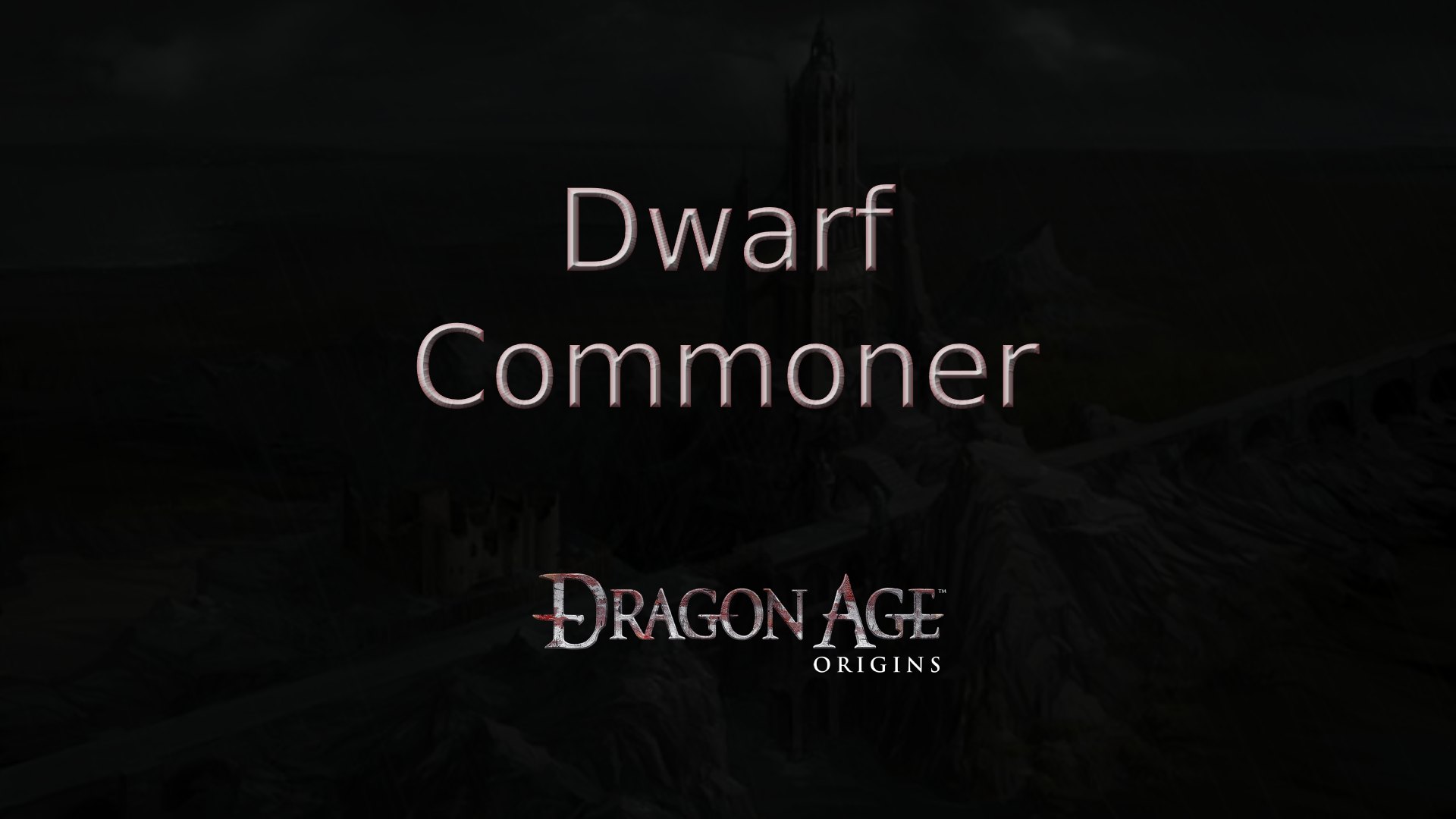 dragon age origins dwarf commoner