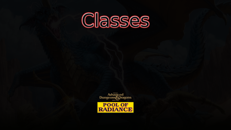 pool of radiance classes featured image