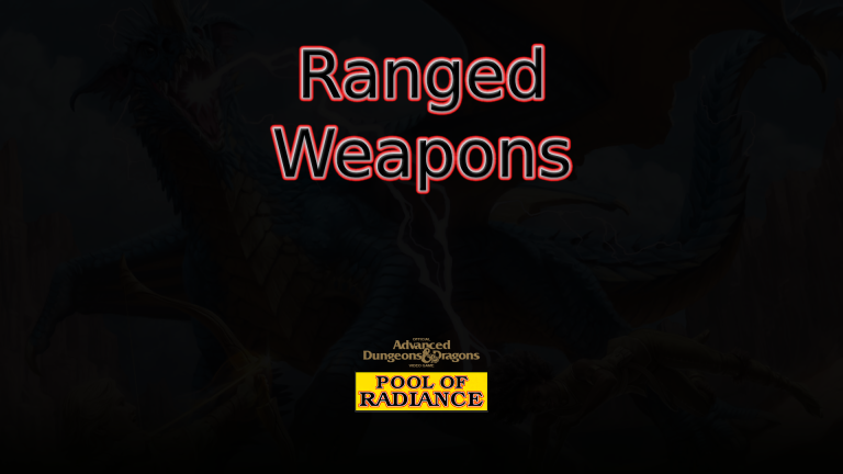 pool of radiance ranged weapons featured image