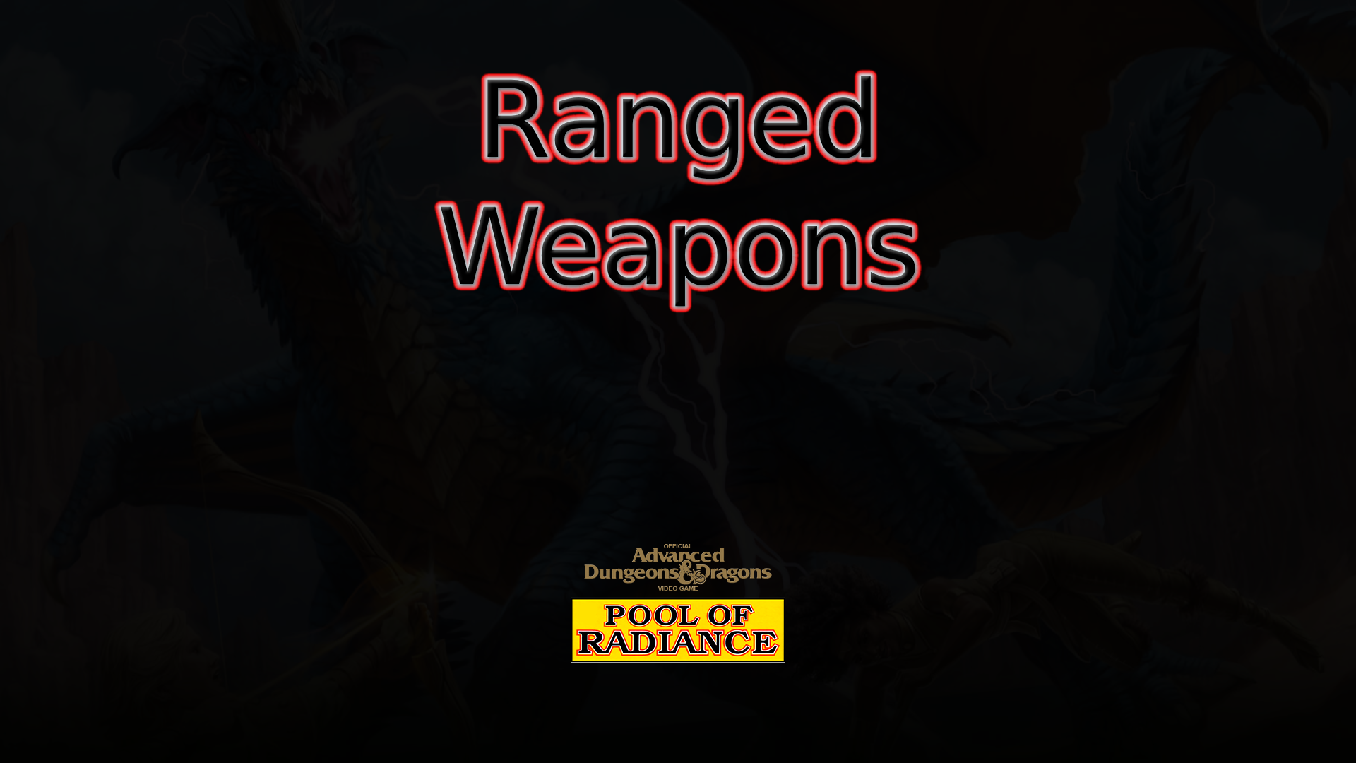 pool of radiance ranged weapons featured image