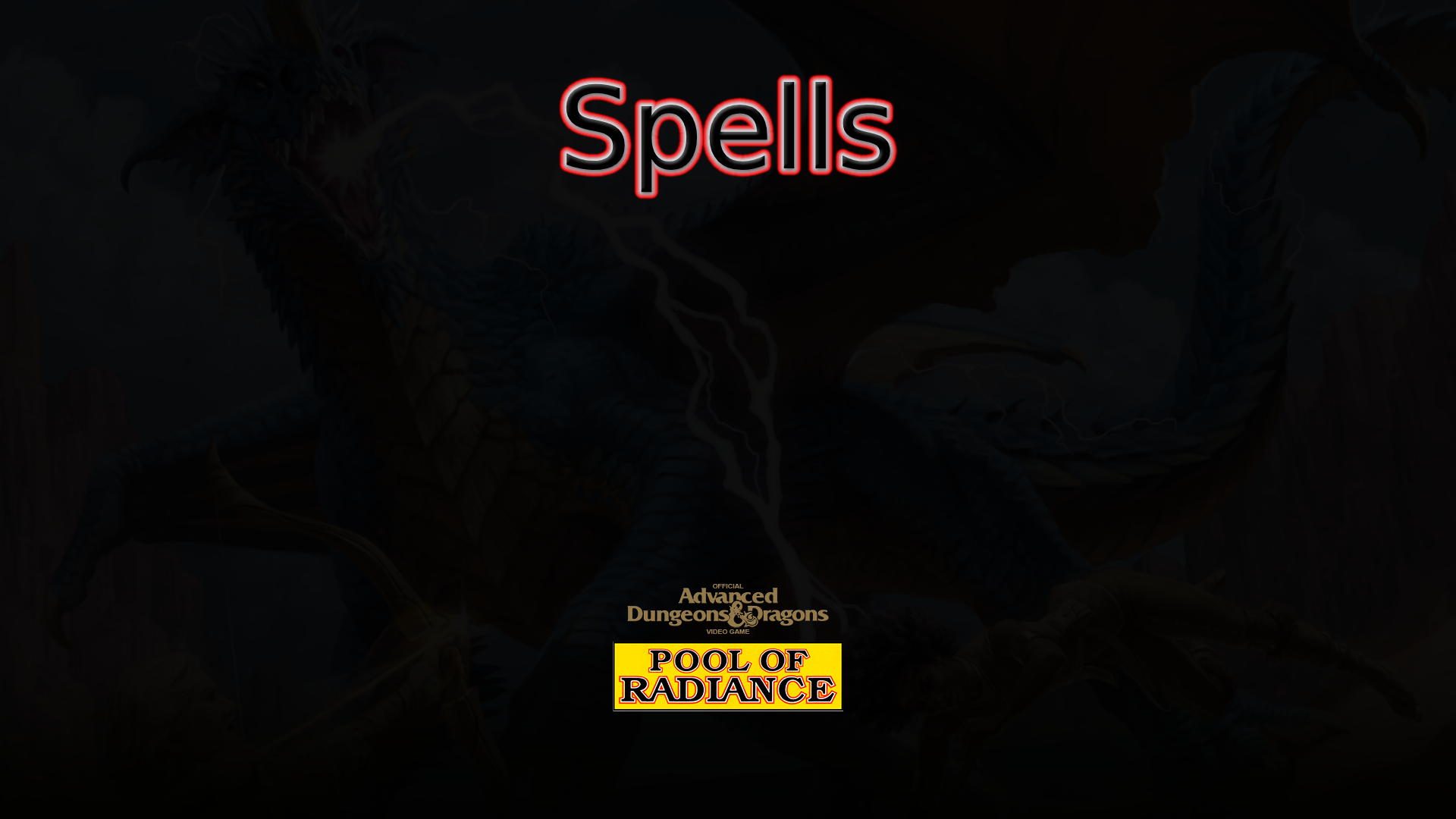 pool of radiance spells featured image