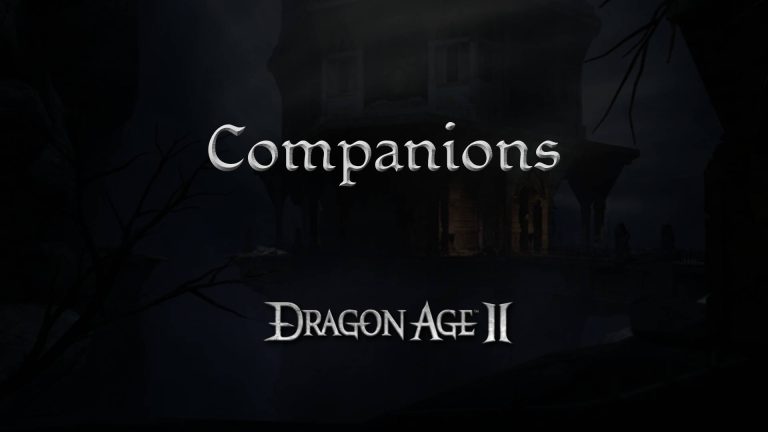 dragon age 2 guides companions