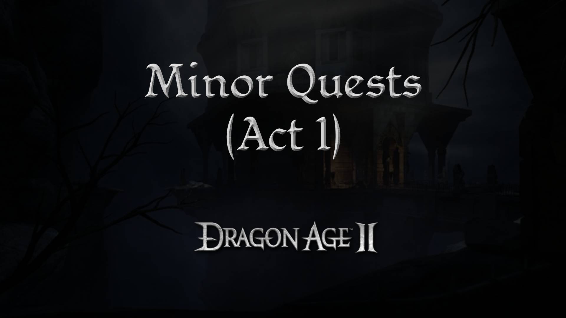 dragon age 2 guides minor quests a1