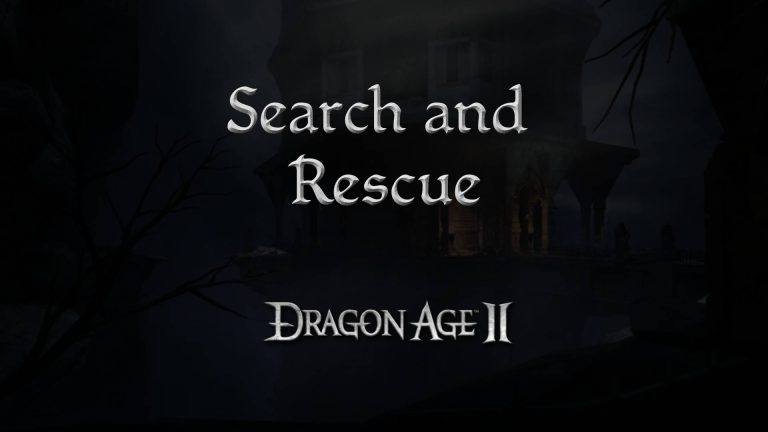 dragon age 2 guides search and rescue