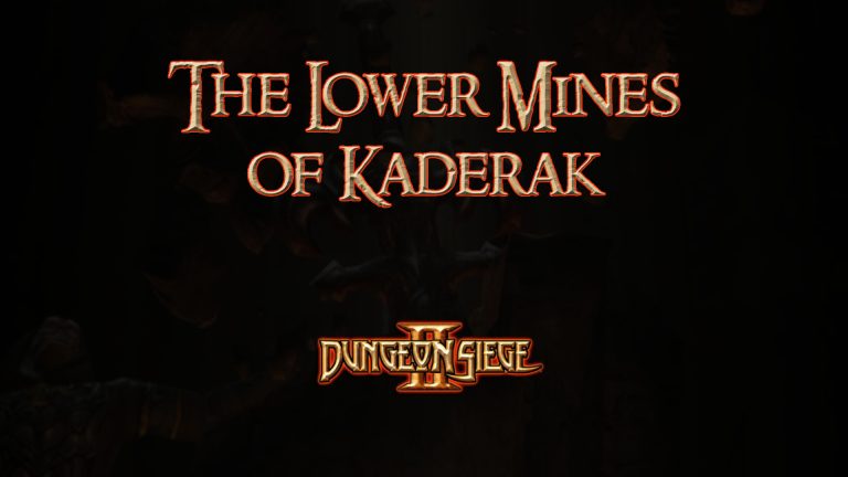 dungeon siege ii the lower mines of kaderak featured image