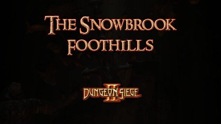 dungeon siege ii the snowbrook foothills featured image