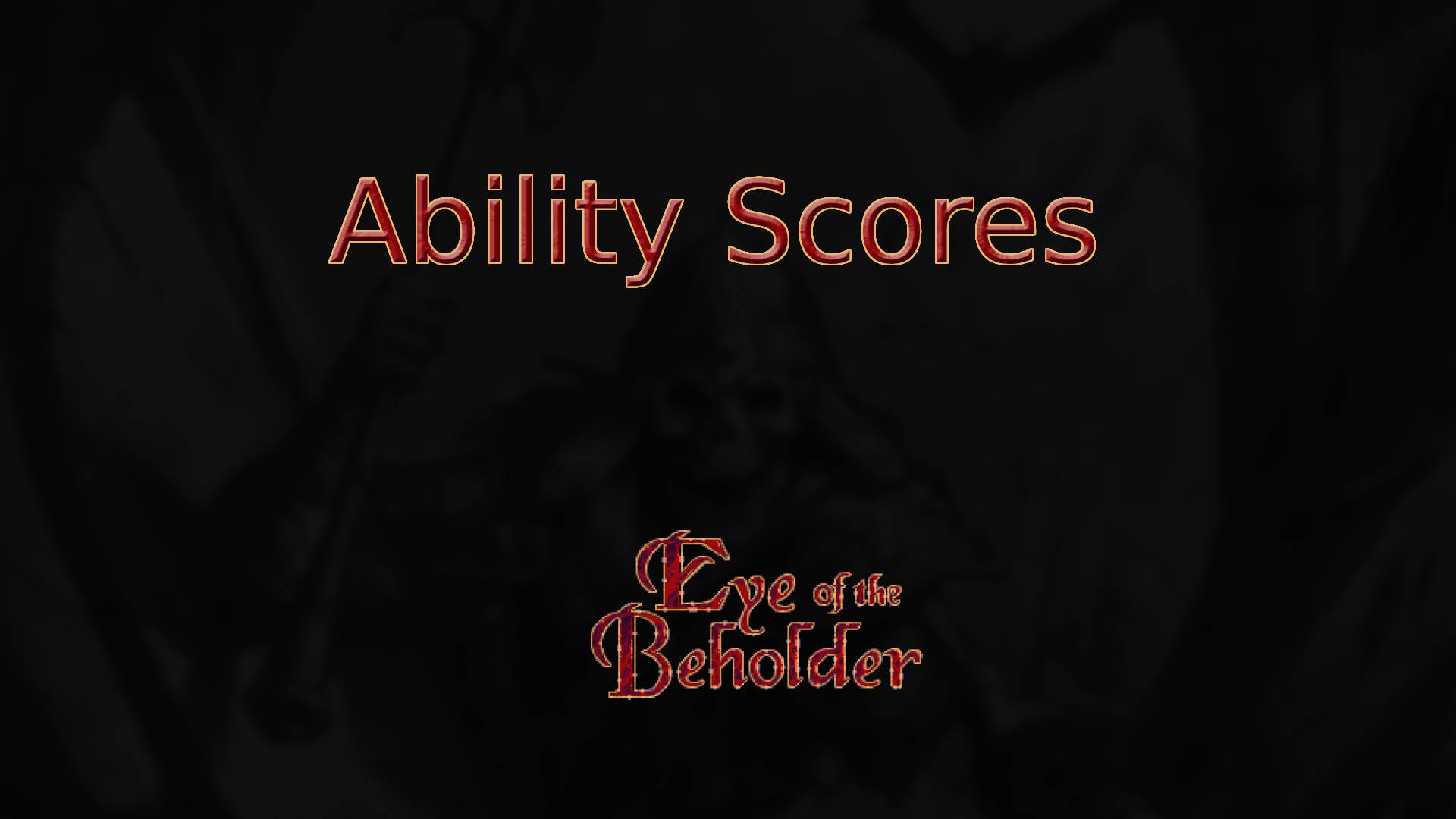 eye of the beholder ability scores featured image