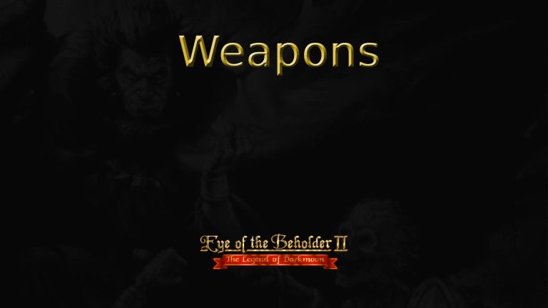 eye of the beholder ii weapons featured image