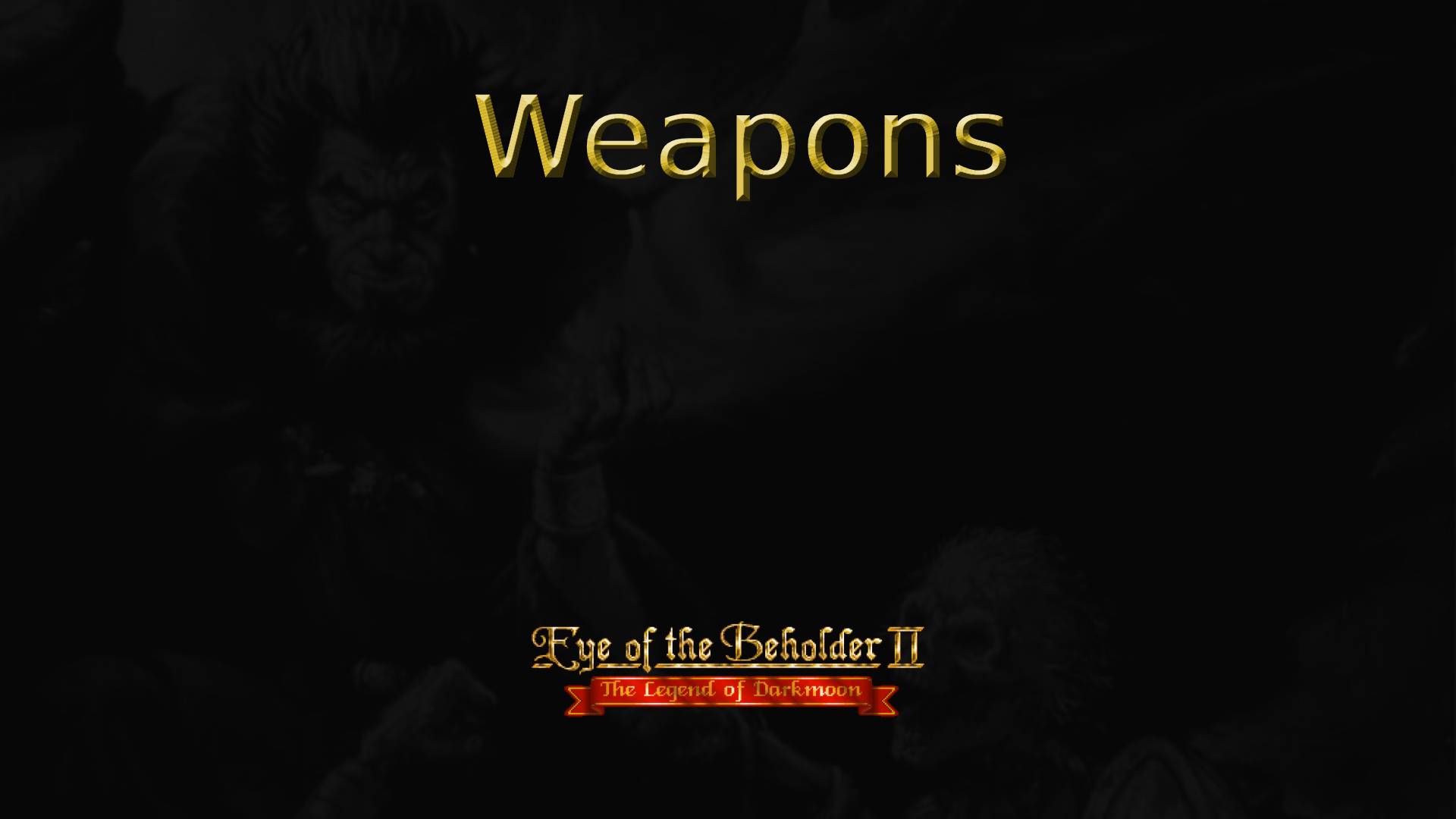 eye of the beholder ii weapons featured image