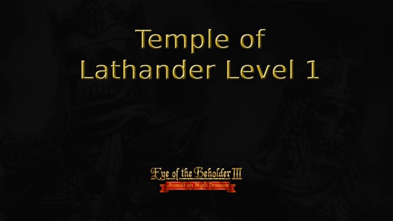 eye of the beholder iii temple of lathander level 1 featured image